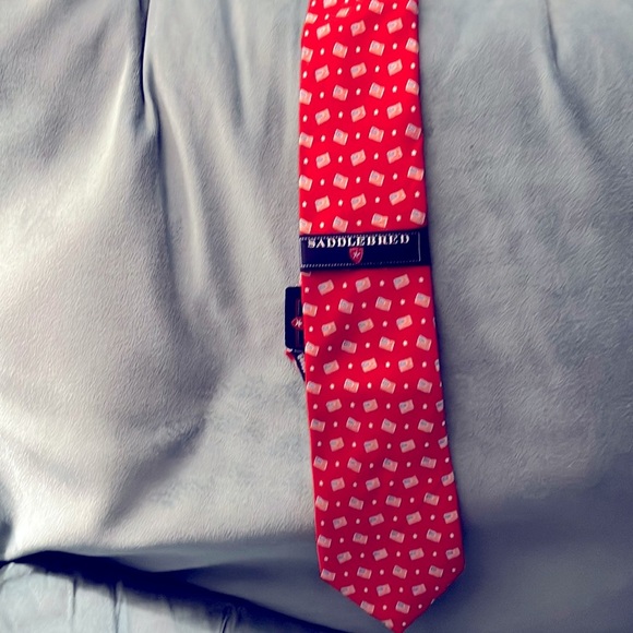 NWT - Saddlebred Patriotic Necktie - 100% Silk - Picture 1 of 3